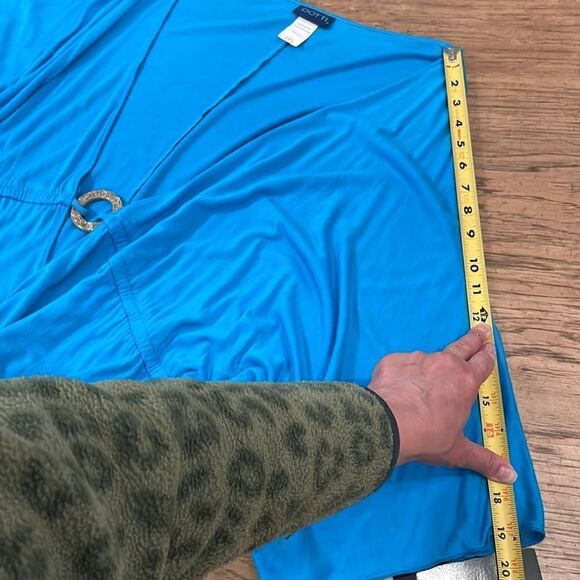 DOTTI WOMAN TURQUOISE BEACH COVER UP.  NEW WITH TAGS - Picture 5 of 7